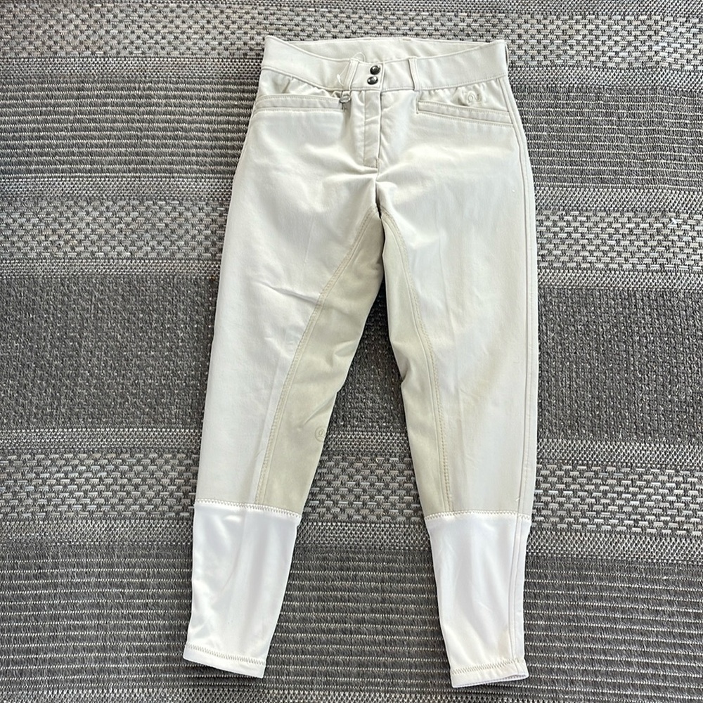 Ovation - women’s suede full seat riding breeches - stretchy - size 28R